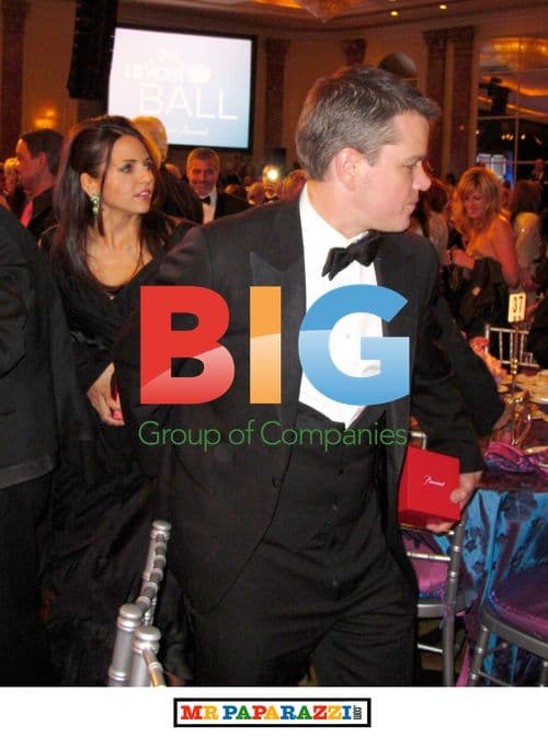 Matt Damon and Luciana Barroso at The UNICEF Ball