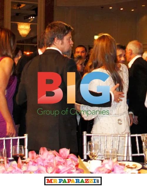 Brad Pitt and Angelina Jolie at The UNICEF Ball