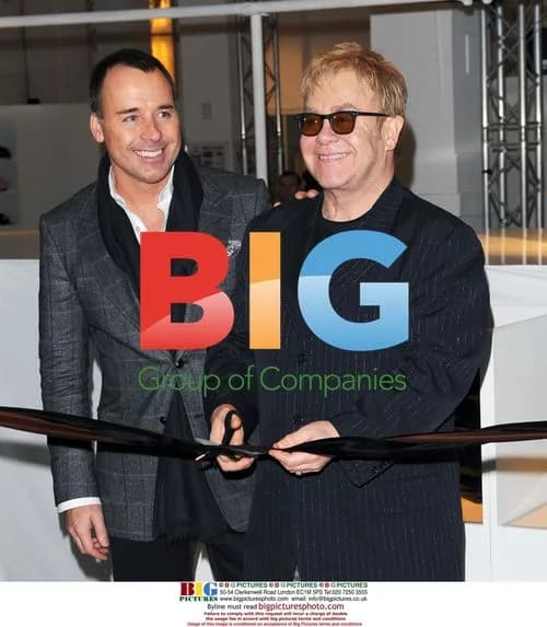 Elton John and David Furnish at 'Out The Closet' Fundraiser