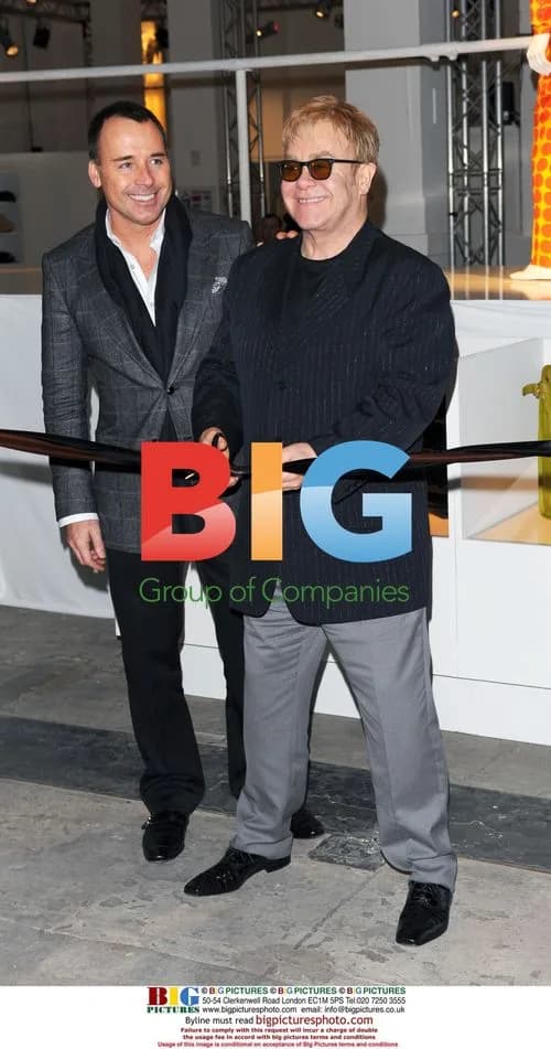 Elton John and David Furnish at 'Out The Closet' Fundraiser