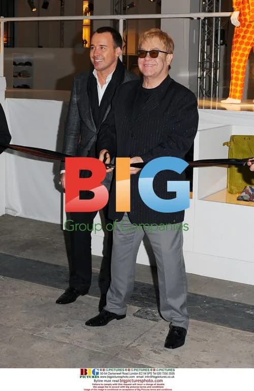 Elton John and David Furnish at 'Out The Closet' fundraiser