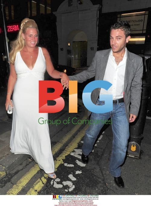 Gino D'Acampo and wife at This Morning party