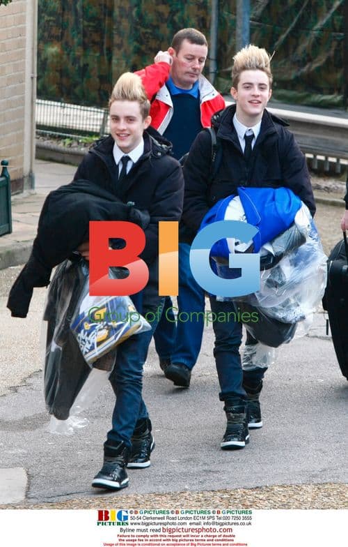 X Factor contestants at Fountain Studios