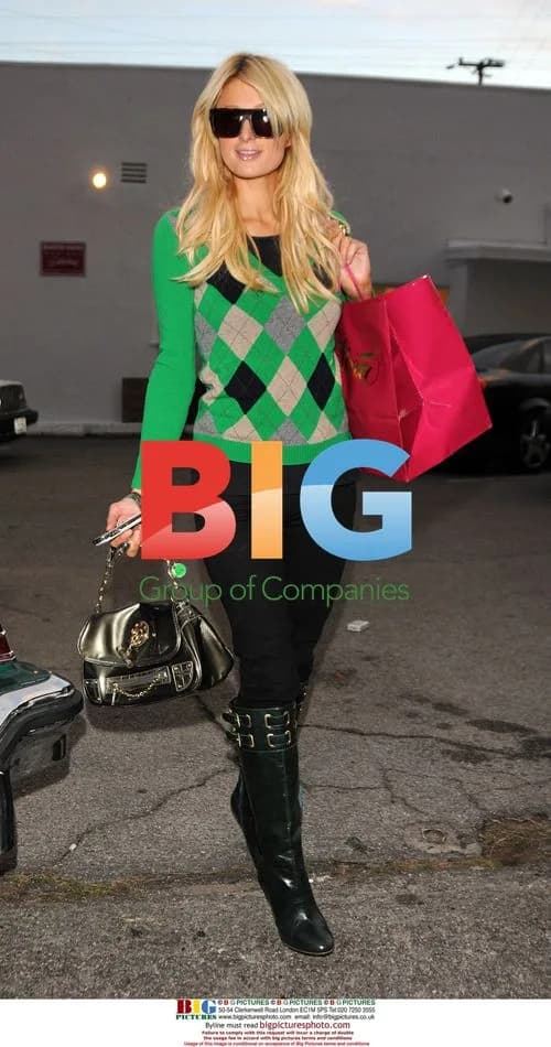 Paris Hilton Shopping in Beverly Hills