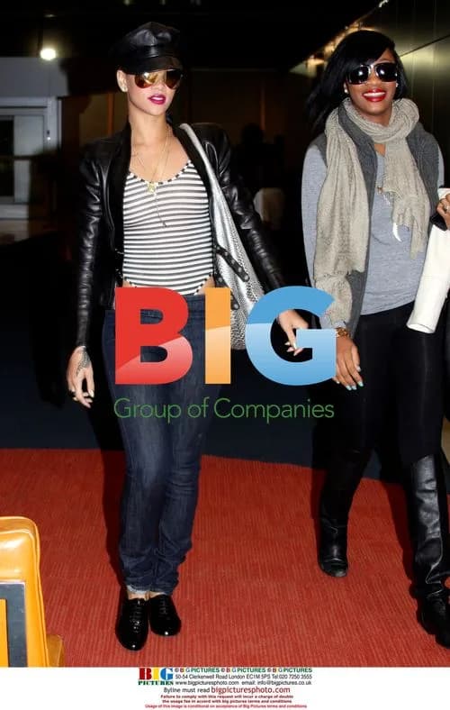 Rihanna Departing JFK Airport