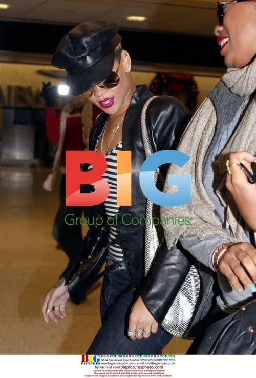 Rihanna Departs from JFK Airport