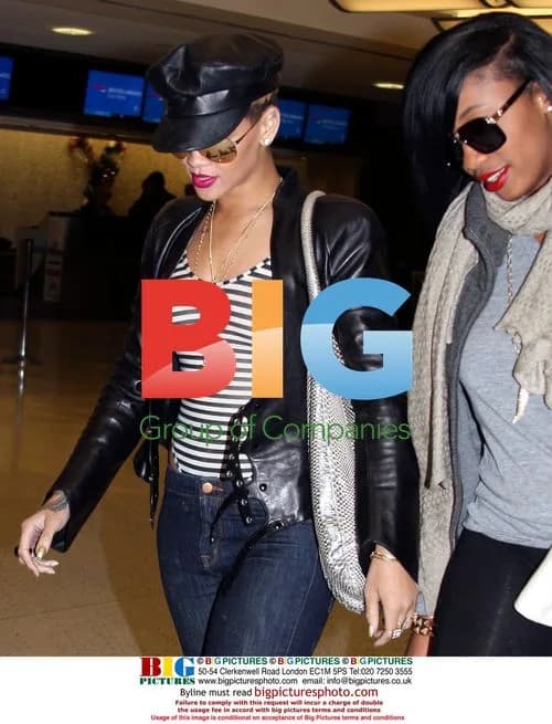 Rihanna departing from JFK Airport, NYC