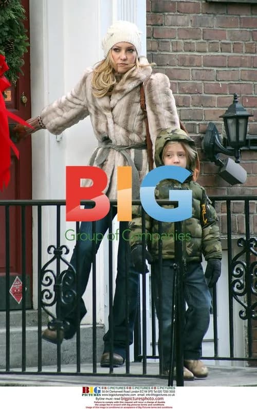 Kate Hudson with son Ryder in New York