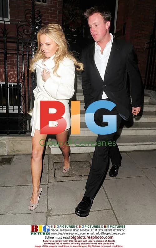 Geri Halliwell Leaves Christmas Party in London