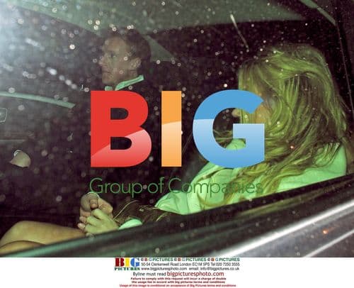 Geri Halliwell leaves Manoukian family Christmas party