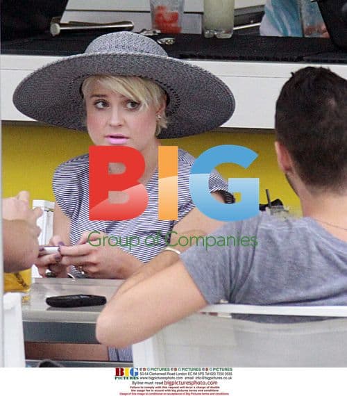 Kelly Osbourne and Luke Worrall Lunch in Miami