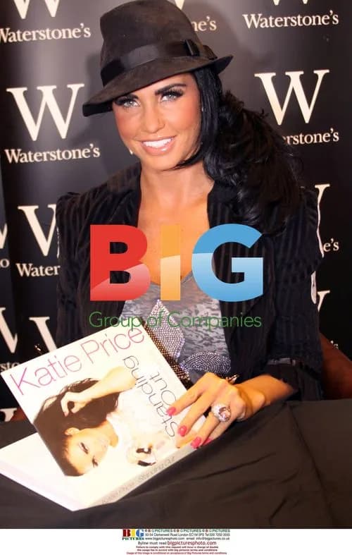 Katie Price signs book 'Standing Out'