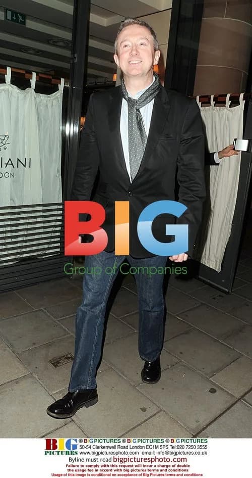 Louis Walsh Leaving Cipriani's Late at Night