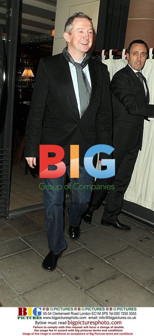 Louis Walsh Leaves Cipriani's in London