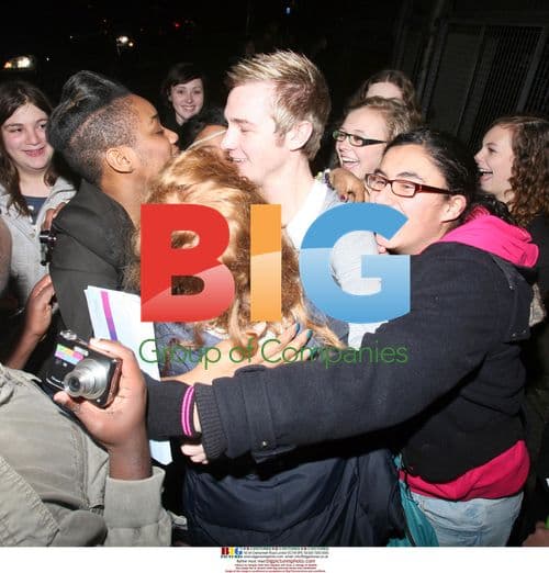 Rachel Adedeji and Lloyd Daniel Mobbed by Fans