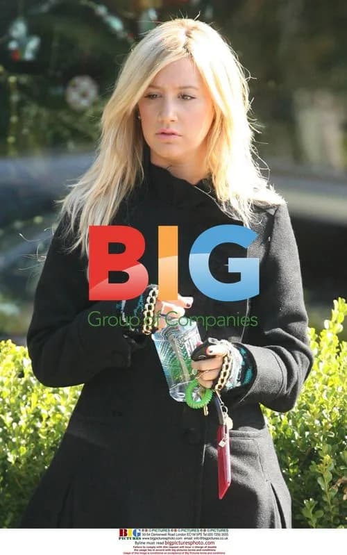 Ashley Tisdale visits parents before Disney Studios