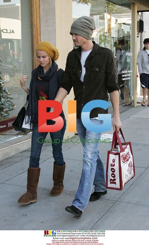 Chad Michael Murray and Kenzie Dalton shopping in Beverly Hills