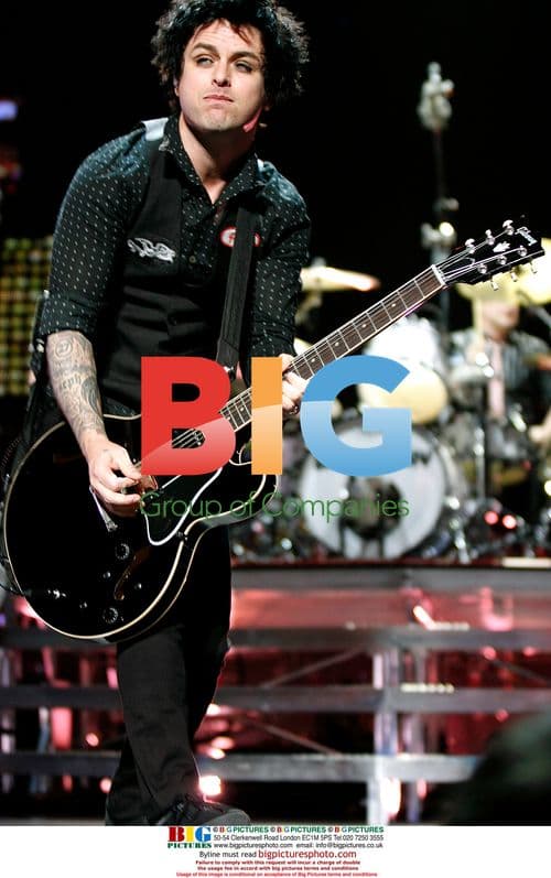 Billie Joe Armstrong of Green Day performing