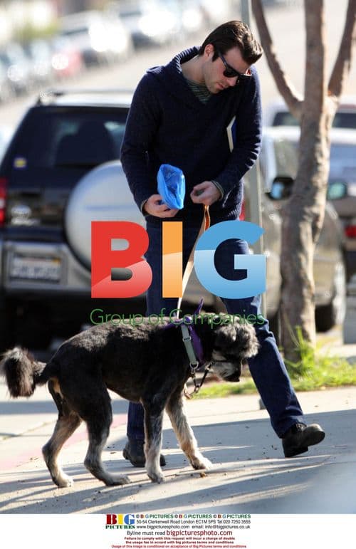 Zachary Quinto Picks Up After Dog in LA