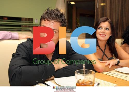 Alex Reid meeting with business associates