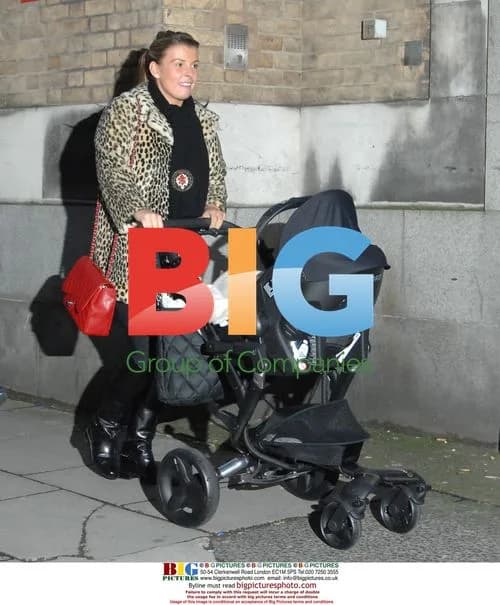 Coleen Rooney Out in Liverpool with Baby Kai