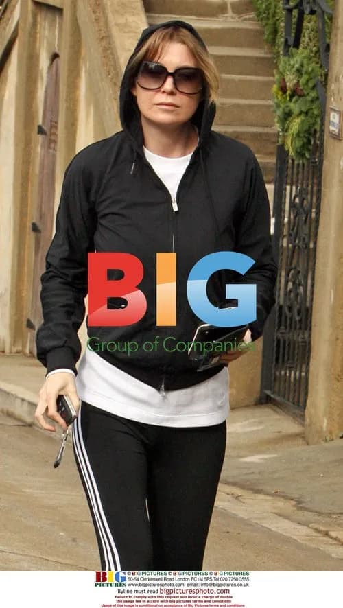 Ellen Pompeo Dressed for Workout