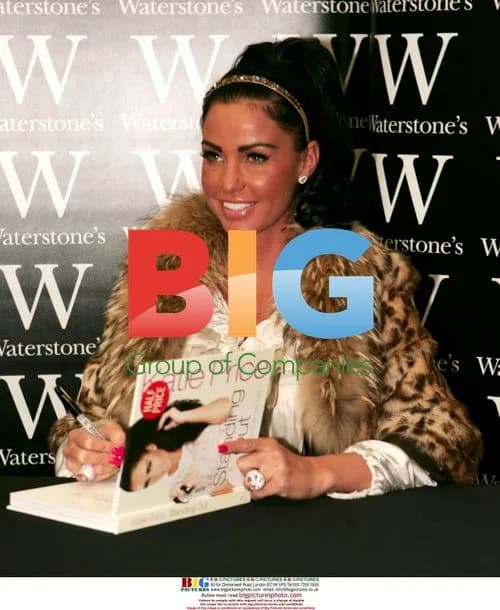 Katie Price signs 'Standing Out' book in Milton Keynes