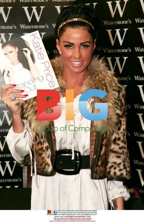 Katie Price signs 'Standing Out' book