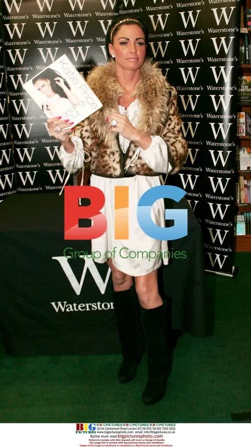 Katie Price signs 'Standing Out' book