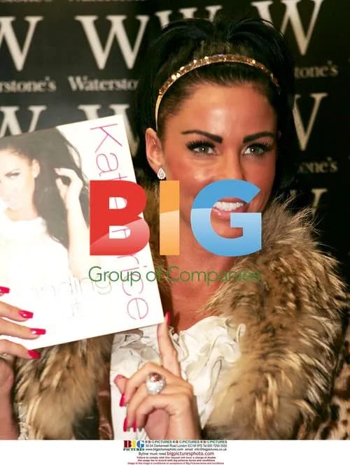 Katie Price signs 'Standing Out' book