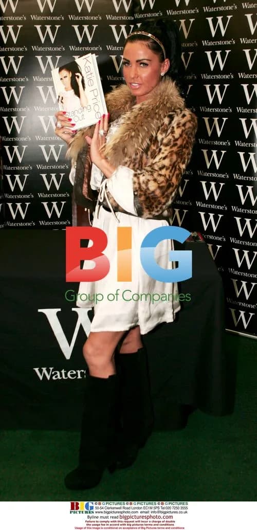 Katie Price signs 'Standing Out' book