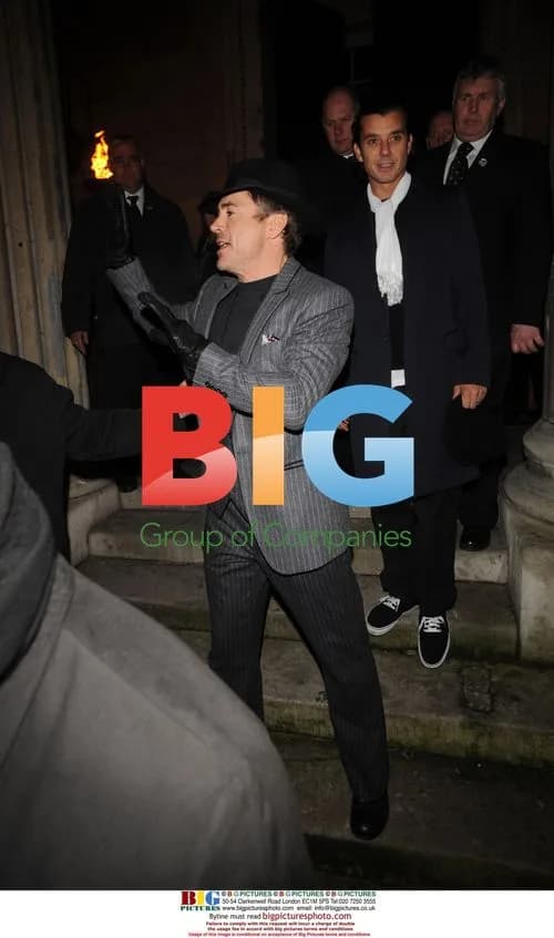 Robert Downey Jnr at Sherlock Holmes afterparty