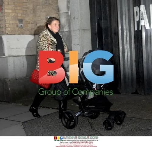 Coleen Rooney Shopping with Baby Kai in Liverpool
