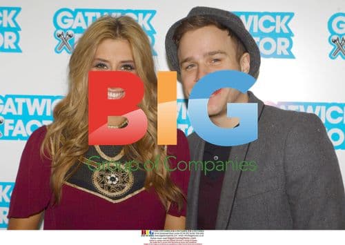 Stacey Solomon and Olly Murs at Gatwick Factor