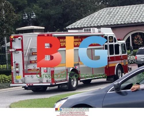 Emergency services at Tiger Woods' complex