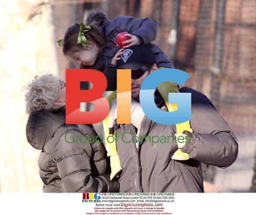 Hugh Jackman and daughter Ava in NYC