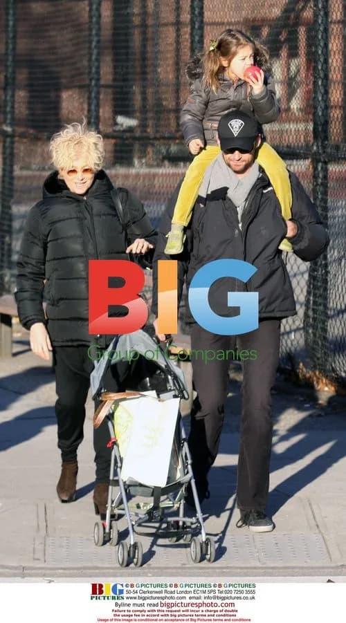 Hugh Jackman with daughter Ava in NYC