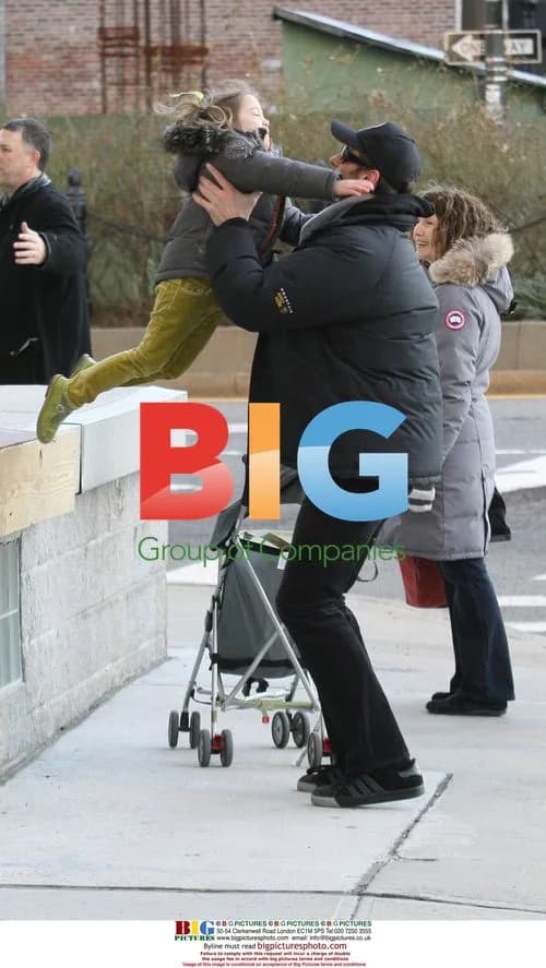 Hugh Jackman and daughter Ava take a walk