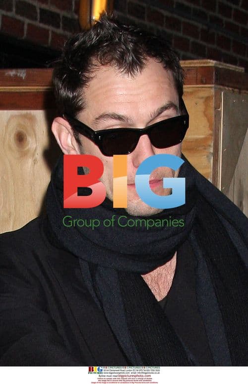 Jude Law at 'The Late Show' in NYC