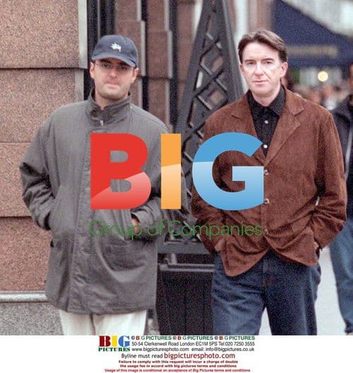 Peter Mandelson and partner shopping in Chelsea