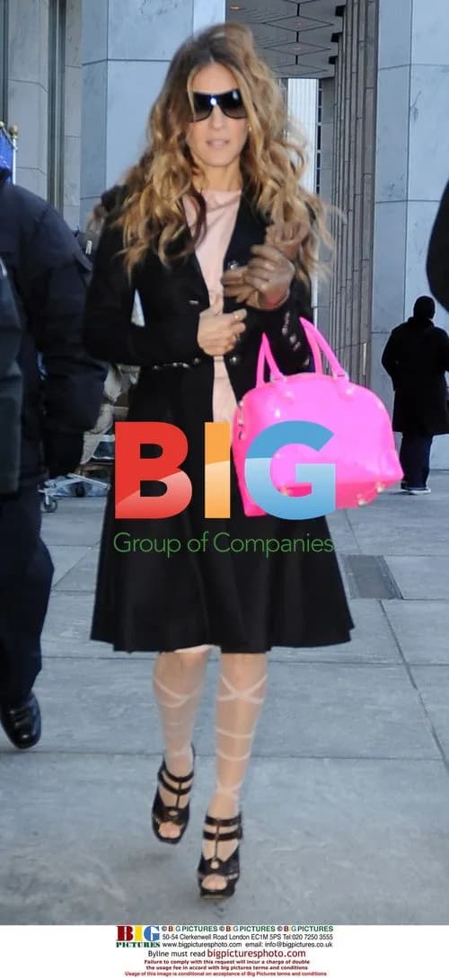 Sarah Jessica Parker visits CBS in NYC