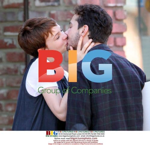 Shia LaBeouf and Carey Mulligan Kissing