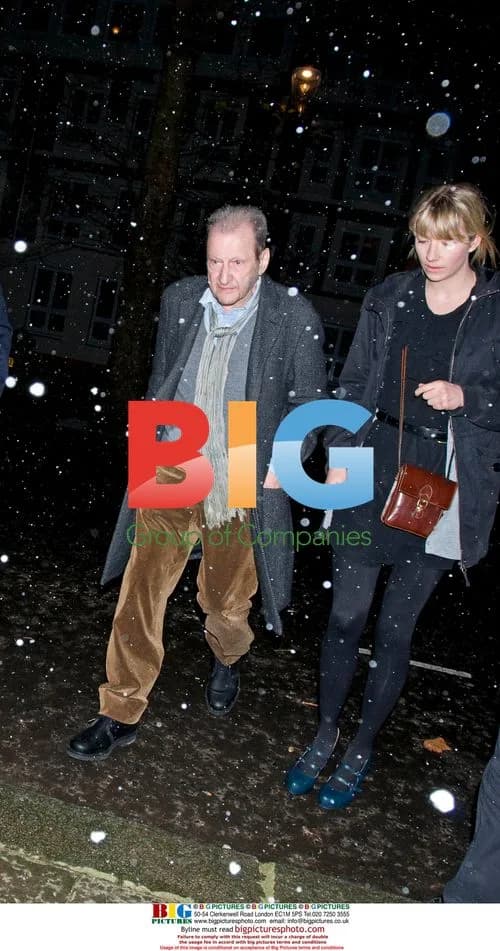 Lucien Freud at Matthew Freud and Elisabeth Murdoch Christmas party