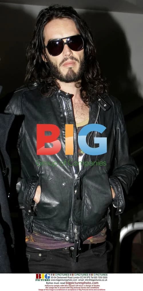 Russell Brand arrives at LAX in LA