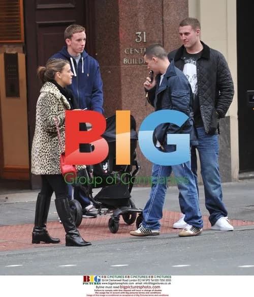 Coleen Rooney Out in Liverpool with Baby Kai