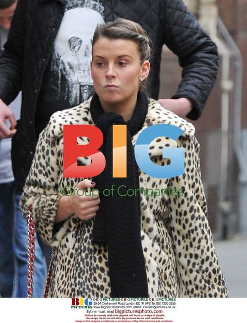 Coleen Rooney out with baby Kai in Liverpool