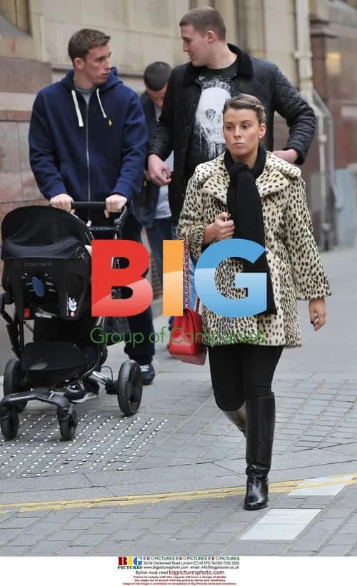 Coleen Rooney Out in Liverpool with Baby Kai