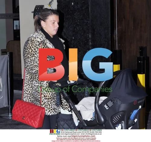 Coleen Rooney out with family in Liverpool