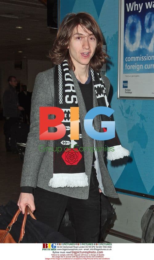 Alexa Chung and Alex Turner at Heathrow