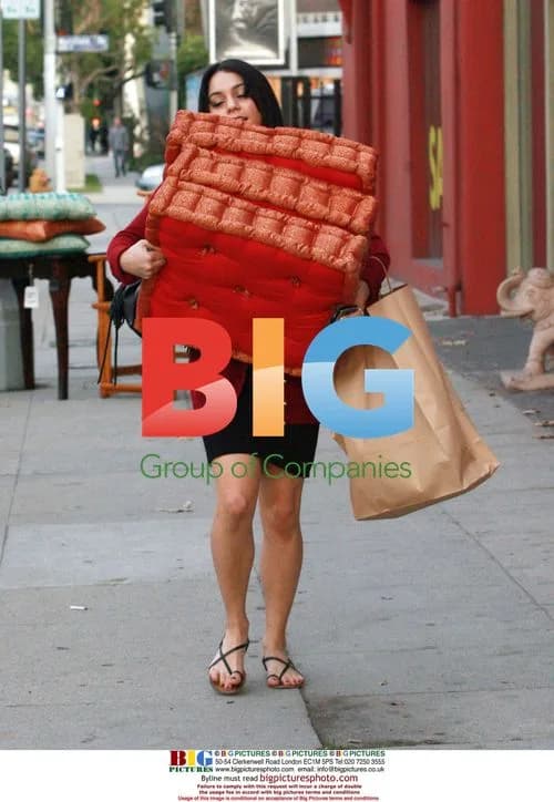 Vanessa Hudgens Shopping for Cushions